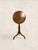 Victorian Antique English Elm Tilt Topped Table For Sale - Image 3 of 10