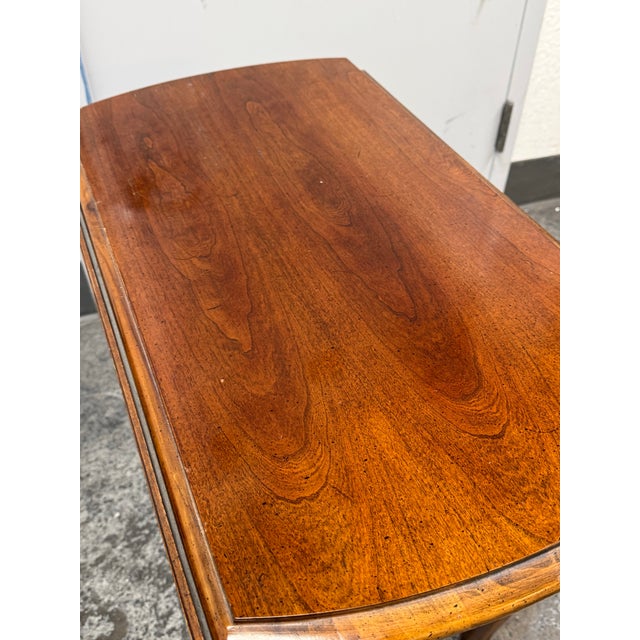 Queen Anne Queen Anne Style Drop-Leaf Side Tables, Pair For Sale - Image 3 of 12