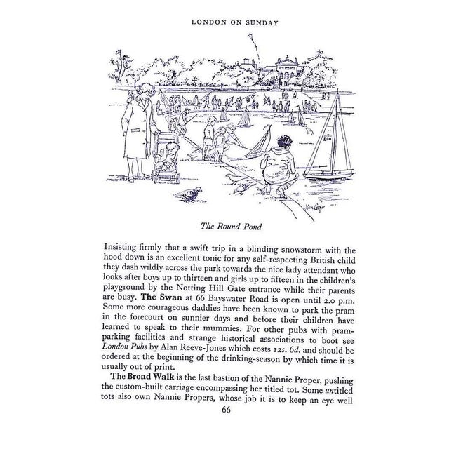 1960s "London on Sunday a Sort of Guide Book" 1964 James, Betty For Sale - Image 5 of 12