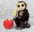 Original 1960's Japanese Pottery Monkey Sculpture Wonderful Porcelain Glazing with Hand Painted Detailing Unusually Styled...
