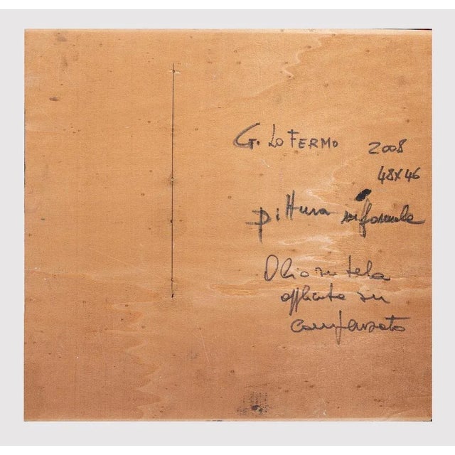 Contemporary Giorgio Lo Fermo, Informal, Oil on Canvas, 2008 For Sale - Image 3 of 4