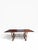 Brown Vintage McGuire San Francisco Convertible Bamboo & Rosewood Dining Console Table For Sale - Image 8 of 17