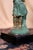 Late 19th Century Eclectic Bronze Woman Lamp With Popsicle Stick Shade For Sale - Image 13 of 17