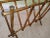 Vintage Faux Bamboo Metal Magazine Rack For Sale - Image 4 of 6