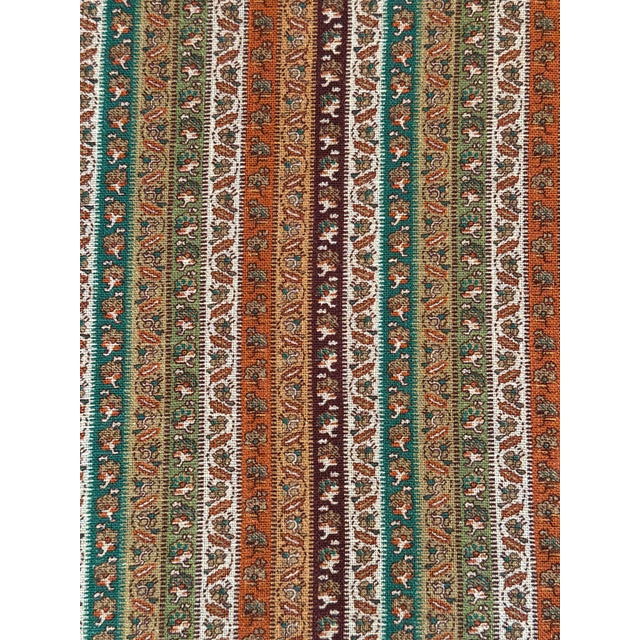 2020s Mulberry Wilde Stripe Fabric 2 7/8 Yards For Sale - Image 5 of 6