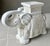 1970s Circa 1970 Fabulous Linen-Hued Earthenware Elephant Garden Stool / Plant Stand For Sale - Image 5 of 18