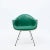 Mid-Century Modern Mid-Century Modern Green Leather Dax Chair by Charles & Ray Eames for Herman Miller, 1960s For Sale - Image 3 of 8