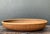 Wood Vintage Rattan Woven Nantucket Basket With Wood Base For Sale - Image 7 of 12