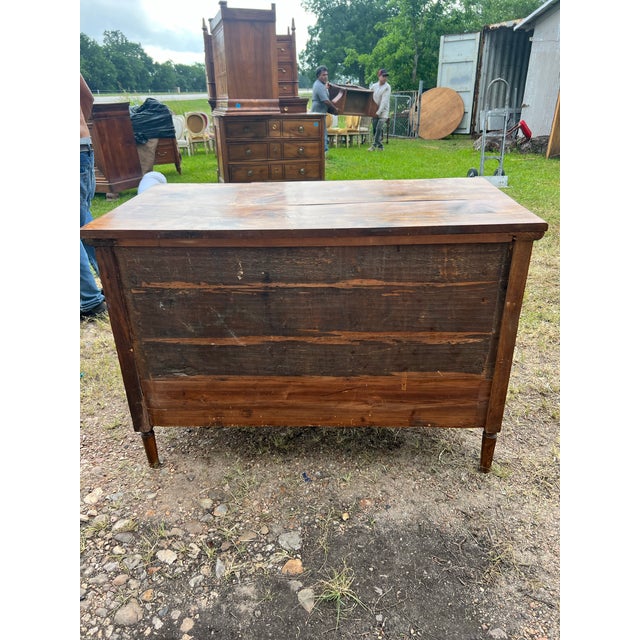 Wood French 18th Century Louis XVI Walnut Chest of Drawers For Sale - Image 7 of 12
