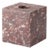 Pink Marble Square Tissue Box by Royal Bee Design For Sale