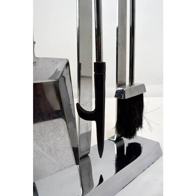Chrome and Lucite Fireplace Tool Set Chairish