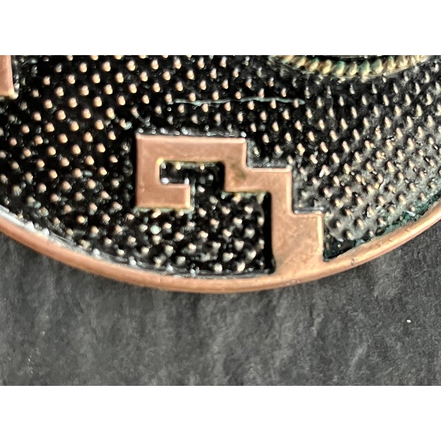 Pair of Vintage 1980s Art Deco Revival Earrings For Sale - Image 6 of 9