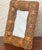 Contemporary Vintage Jute and Rattan Frame With Glass For Sale - Image 3 of 6