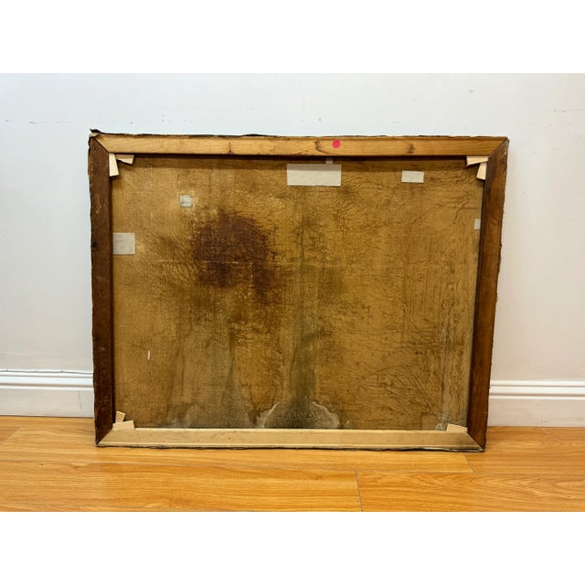 Landscape With Temple Ruins and Figures For Sale - Image 4 of 4