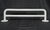 Mid 20th Century Vintage French White Enameled Cast Iron Double Towel Rack For Sale - Image 5 of 8