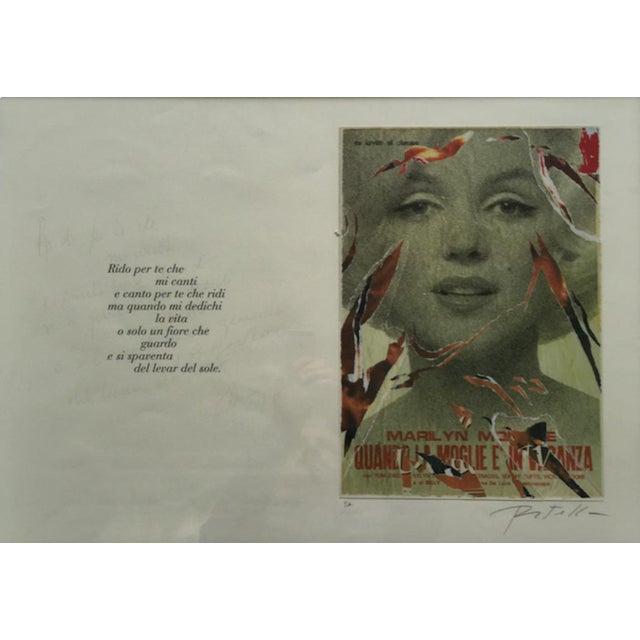 Mimmo ROTELLA The seven year itch, 2005 from the book "Eternal Beauty" Silkscreen and décollage Hand Signed bottom right...