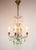 1920s French Chandelier in Brass with Green Crystals, 1920s For Sale - Image 5 of 10