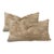 Pair Sand Pagoda Down Filled Lumbar Pillow For Sale
