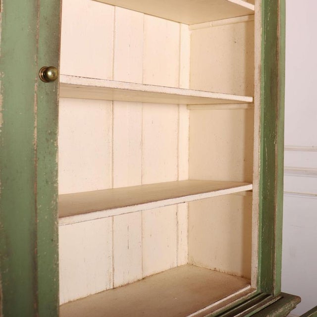 English Glazed Kitchen Cabinet For Sale - Image 11 of 12