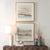 This Set Of Hand Painted Watercolors Features A Serene, Pastel-toned Background Traversed By Delicate Hand Embellished...