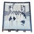 1960s Art Deco Style Room Divider Screen-Black & White Figurative Design For Sale