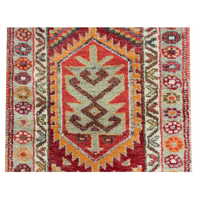 Vintage Turkish Konya Runner For Sale - Image 10 of 10