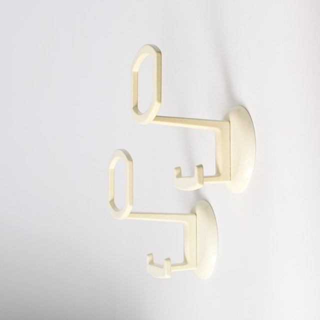 1970s German Space Age Metal Coat Hooks from Schönbuch, 1970s, Set of 2 For Sale - Image 5 of 10