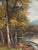Mid Century Impressionist Landscape Oil Painting of the Sierra Nevada Mountain Range With Autumn Trees For Sale In Philadelphia - Image 6 of 7