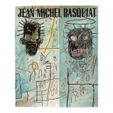 Jean Michel Basquiat Vintage 1989 First Limited Edition Lithograph Print Hardcover Art Exhibition Book For Sale