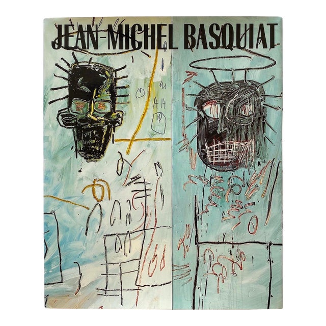 Jean Michel Basquiat Vintage 1989 First Limited Edition Lithograph Print Hardcover Art Exhibition Book For Sale