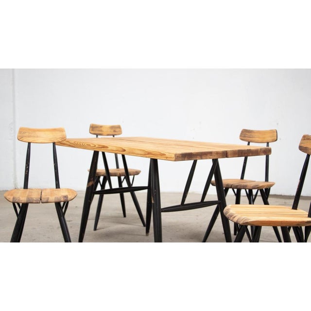Ilmari Tapiovaara Pirkka Table by Ilmari Tapiovaara for Laukaan Puu For Sale - Image 4 of 9