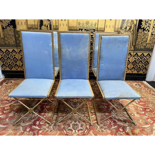 Dining Chairs in Stainless Steel, 1970s, Set of 6 For Sale - Image 11 of 11