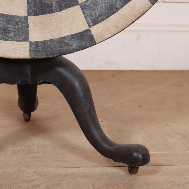 English Painted Tripod Table For Sale - Image 4 of 9