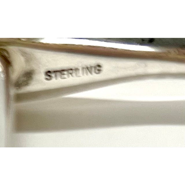 Minimalism 1960s Iconic Steuben “Excalibur” Sword in the Stone Crystal Paperweight With Sterling Silver & 18k Gold Sword Letter Opener For Sale - Image 3 of 10