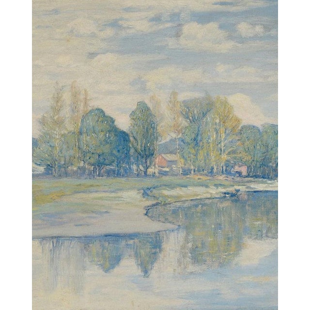 Early 20th Century Early 20th Century Henry Golden Dearth Oil Painting For Sale - Image 5 of 8
