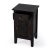 Transitional Switra 1 Door 1 Drawer Accent Table, Dark Brown For Sale - Image 3 of 10