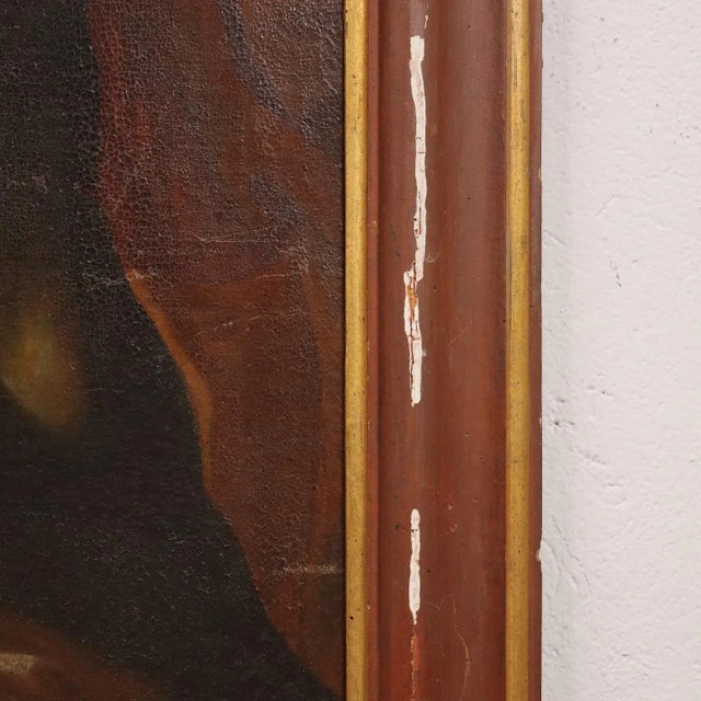 Roman School Artist, The Abduction of the Sabine Women, 1600s, Oil on Canvas For Sale - Image 10 of 13