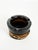 Vintage Glass and Brass Ashtray, France, 1970s For Sale - Image 6 of 10