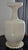 Mid-Century Modern Late 20th Century Tall Sculptural White Studio Pottery Vase With Flared Collar For Sale - Image 3 of 7
