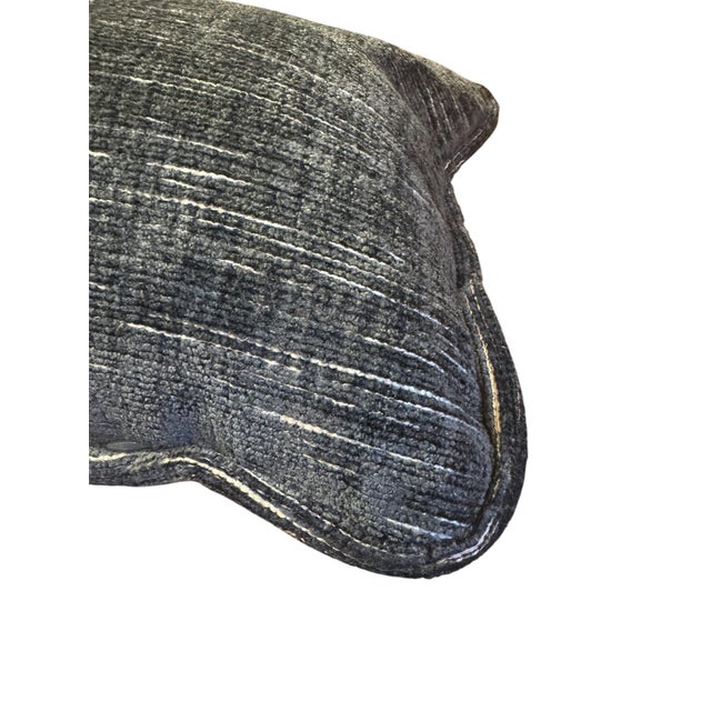 Textile Pair of Clarence House Patterned Fabric Lumbar Pillows For Sale - Image 7 of 8