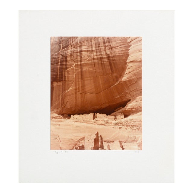 650 1984 "Whitehouse Ruins - Canyon De Chelle" Landscape Photograph For Sale