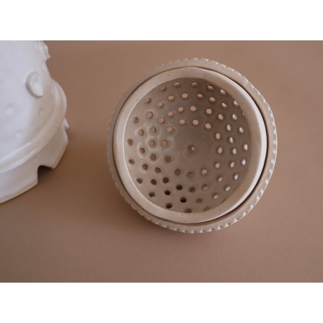 Ceramic Ceramic Pagoda Lantern Lamp by Artist Scarlett Pons For Sale - Image 7 of 9