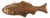Vintage Large Copper Fish Food Mold For Sale