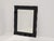 Vintage Black Wave Mirror For Sale - Image 4 of 14
