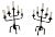 Pair of 1940s 5-Arm Wrought Iron Candelabras For Sale