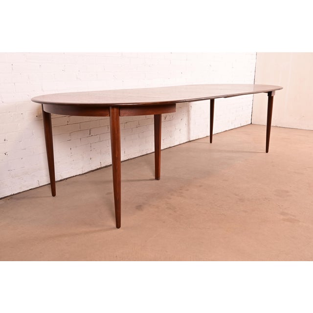 Mid-Century Modern Skovmand & Andersen for Moreddi Danish Modern Teak Extension Dining Table, Newly Refinished For Sale - Image 3 of 14