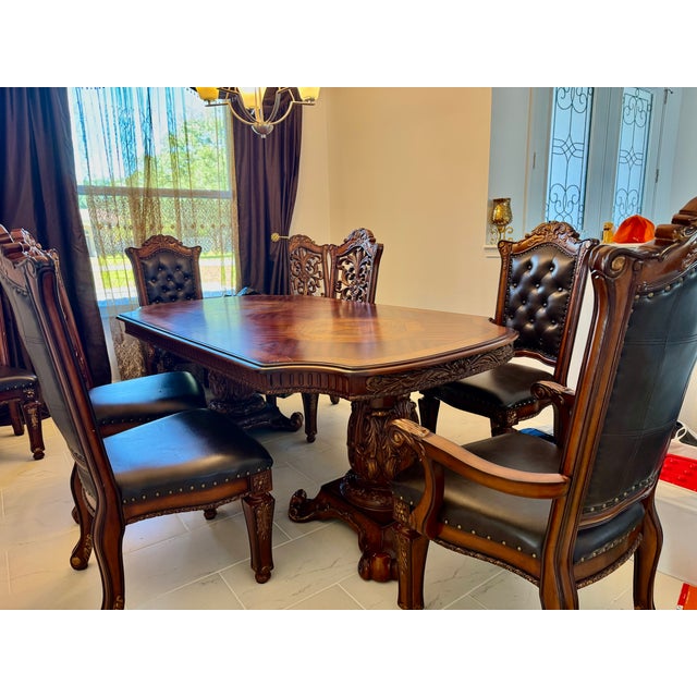 Acme Attributed Vendome Double Pedestal Dining Table For Sale - Image 17 of 18