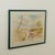 Transporting watercolor on paper of a view down a street with flowers and a figure, executed with fluidity and simplicity...