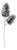 Flocked Snowy Pine Cone Spray (Set of 6) For Sale