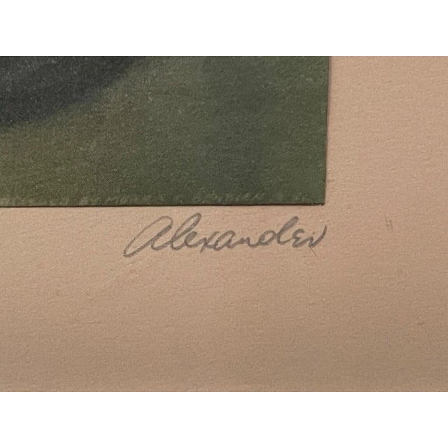 Signed - John W. Alexander - The Pot of Basil - Art Nouveau 1800s Lithograph For Sale - Image 9 of 9